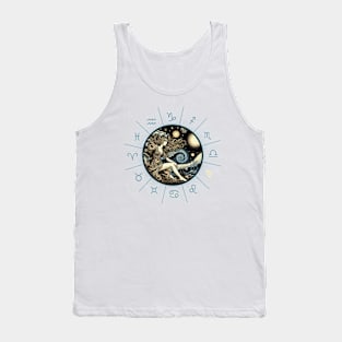 ZODIAC Virgo - Astrological VIRGO - VIRGO - ZODIAC sign - Van Gogh style - 13 Tank Top